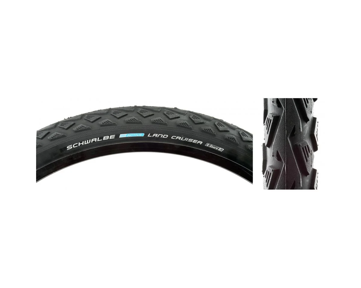Schwalbe Land Cruiser Tire (Black) (26") (1.75") (Wire Bead) (SBC/K-Guard)